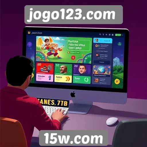 Experiência do usuário no site jogo123.com