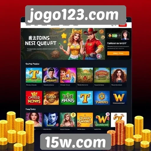 Exploração da interface do usuário de jogo123.com
